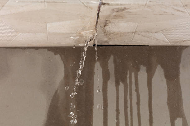 Professional Water Damage Restoration technician working in Porters Falls, WV